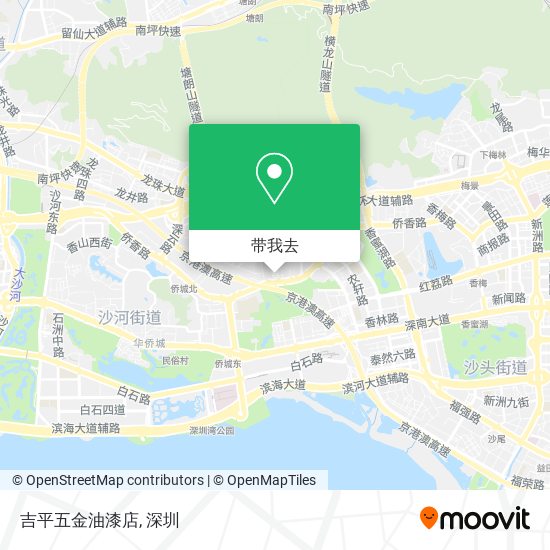 吉平五金油漆店地图