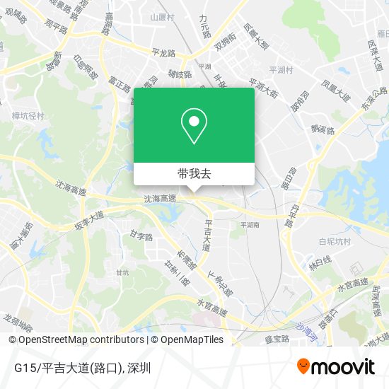 G15/平吉大道(路口)地图
