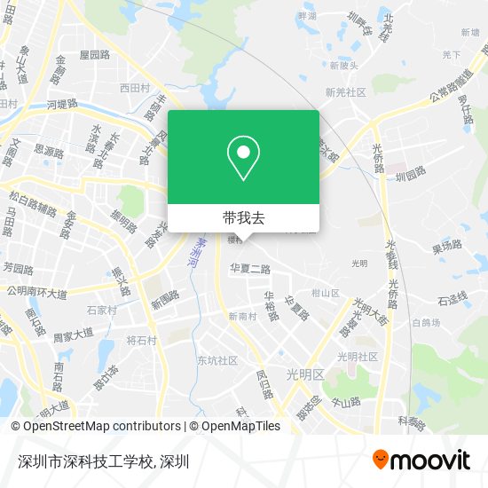 深圳市深科技工学校地图