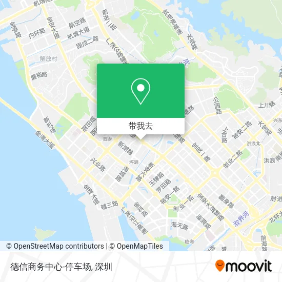 德信商务中心-停车场地图