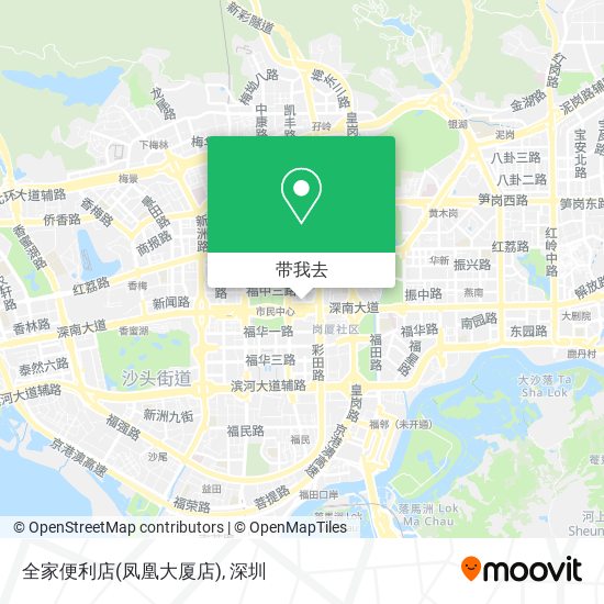 全家便利店(凤凰大厦店)地图