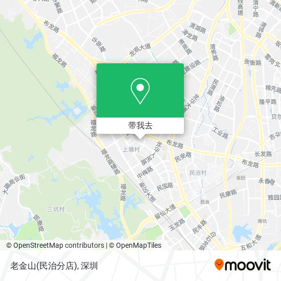 老金山(民治分店)地图