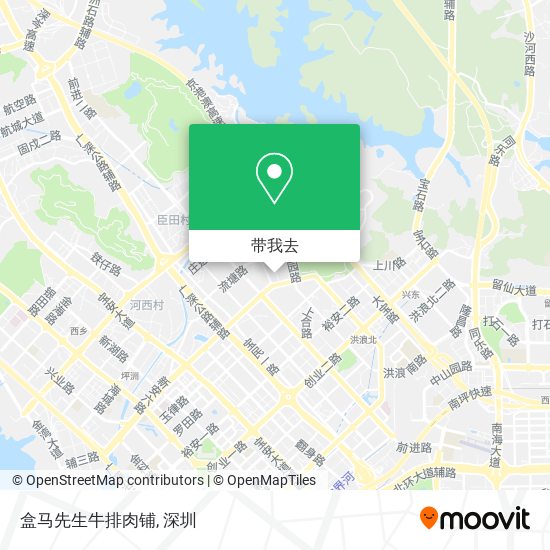 盒马先生牛排肉铺地图