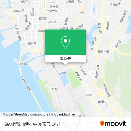 福永街道福新小学-东南门地图