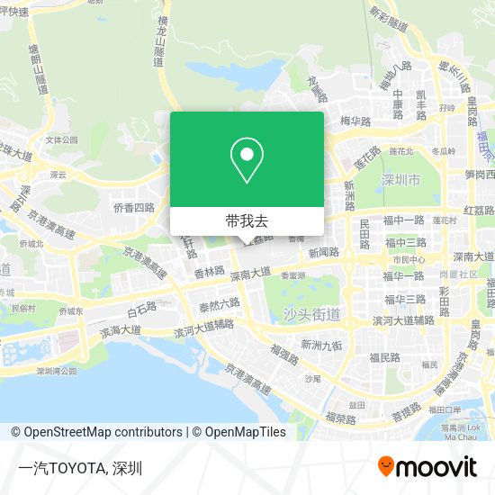 一汽TOYOTA地图