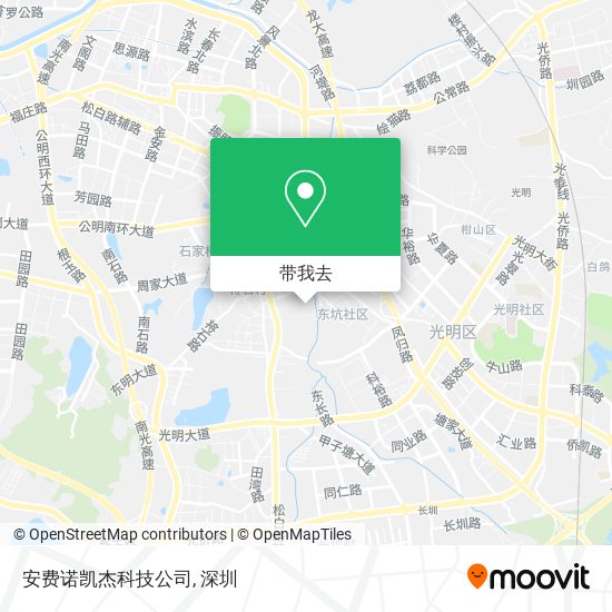安费诺凯杰科技公司地图