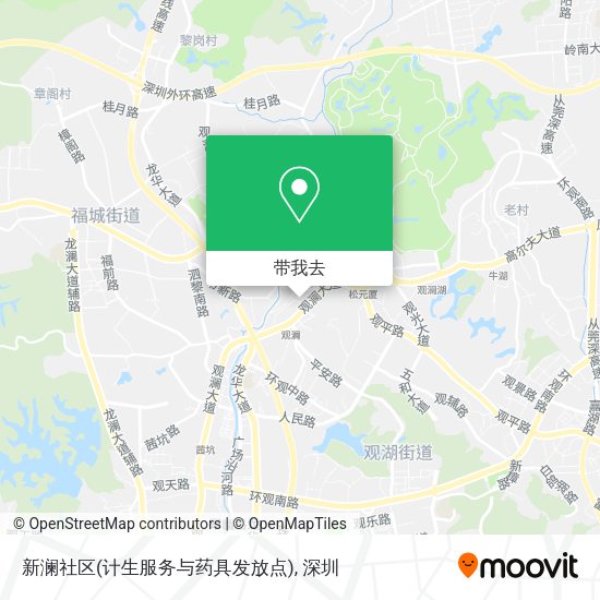 新澜社区(计生服务与药具发放点)地图