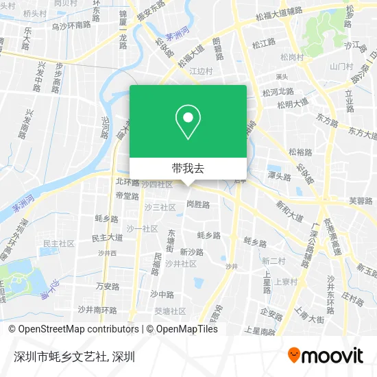 深圳市蚝乡文艺社地图