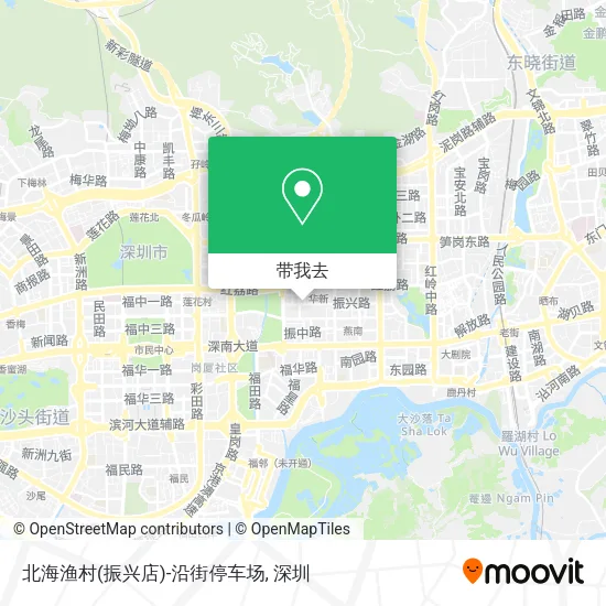 北海渔村(振兴店)-沿街停车场地图