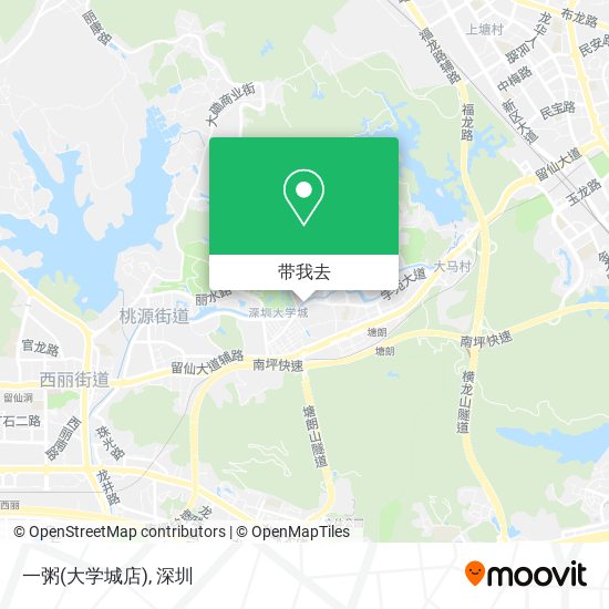 一粥(大学城店)地图