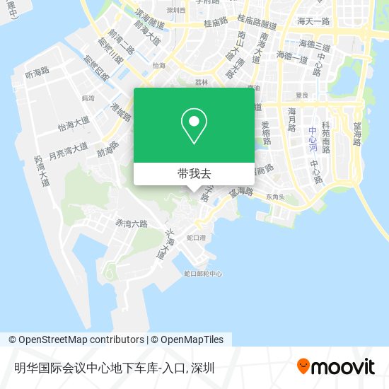 明华国际会议中心地下车库-入口地图