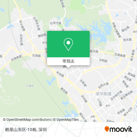 赖屋山东区-10栋地图