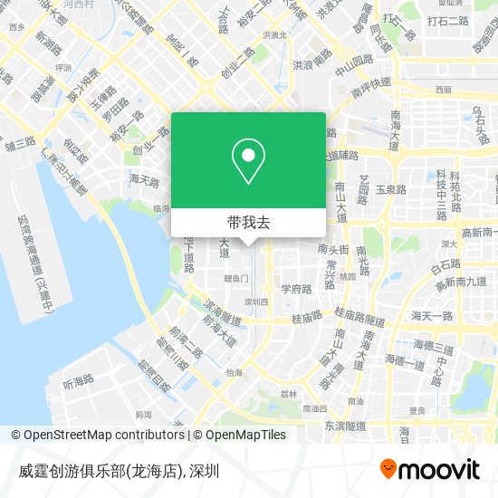威霆创游俱乐部(龙海店)地图