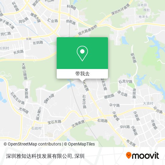 深圳雅知达科技发展有限公司地图