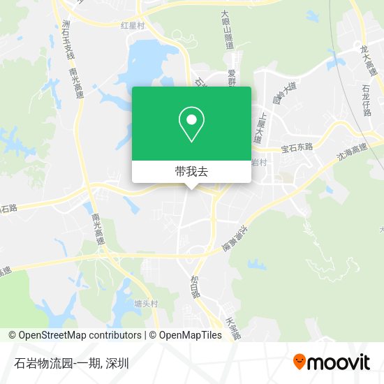 石岩物流园-一期地图
