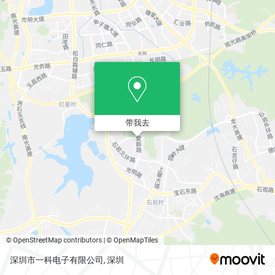 深圳市一科电子有限公司地图