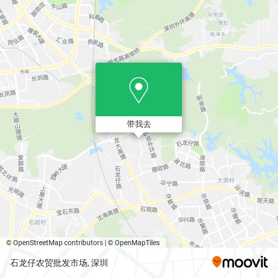 石龙仔农贸批发市场地图