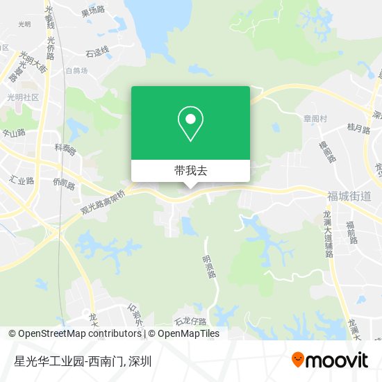 星光华工业园-西南门地图