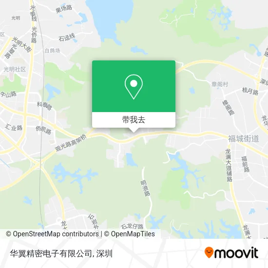 华翼精密电子有限公司地图