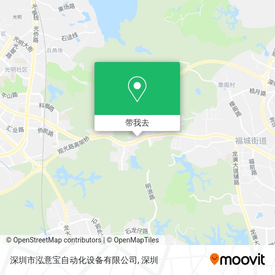深圳市泓意宝自动化设备有限公司地图
