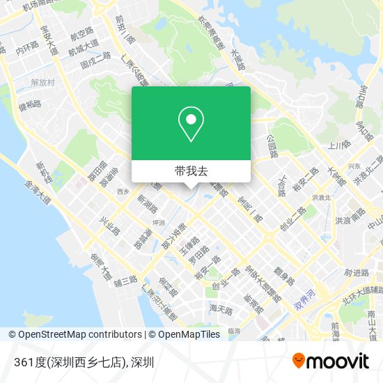 361度(深圳西乡七店)地图