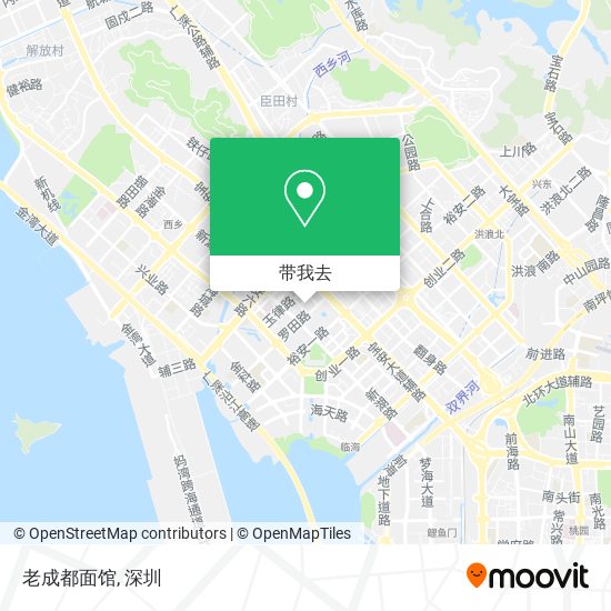 老成都面馆地图