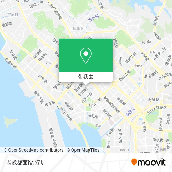 老成都面馆地图