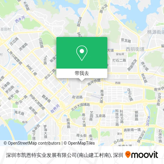 深圳市凯恩特实业发展有限公司(南山建工村南)地图