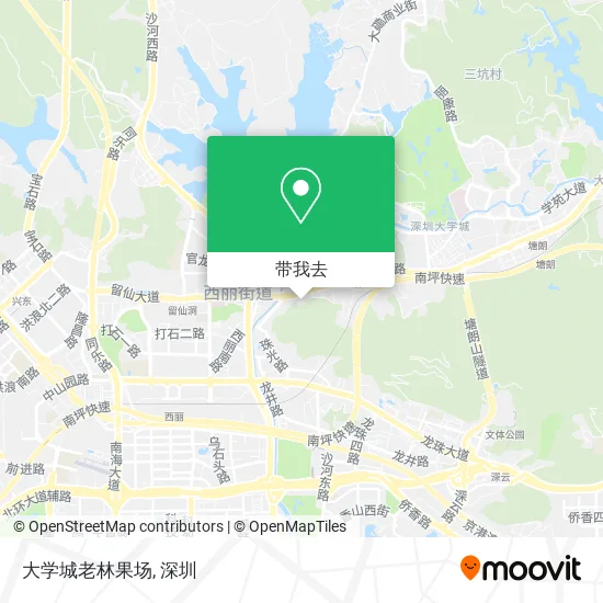 大学城老林果场地图