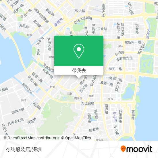 今纯服装店地图