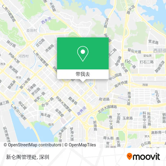 新仑阁管理处地图