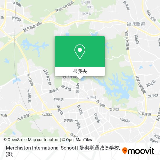 Merchiston International School | 曼彻斯通城堡学校地图