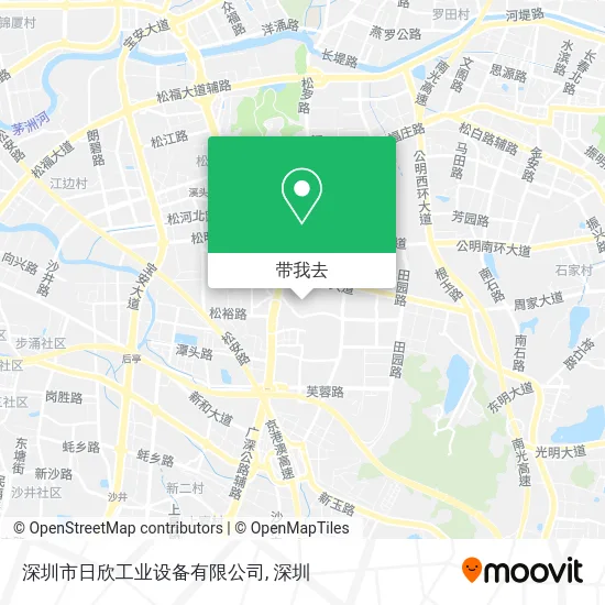 深圳市日欣工业设备有限公司地图