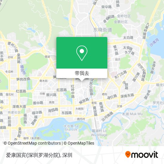 爱康国宾(深圳罗湖分院)地图