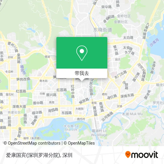 爱康国宾(深圳罗湖分院)地图