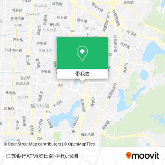 江苏银行ATM(稔田商业街)地图