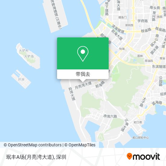 珉丰A场(月亮湾大道)地图