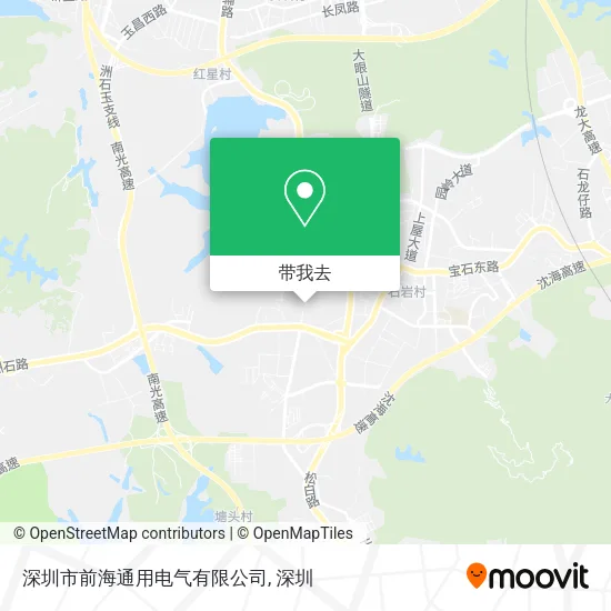 深圳市前海通用电气有限公司地图