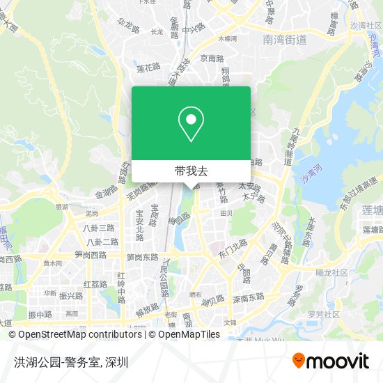 洪湖公园-警务室地图