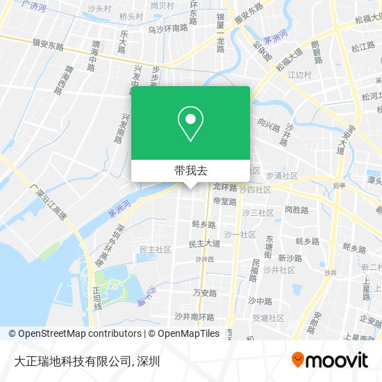 大正瑞地科技有限公司地图