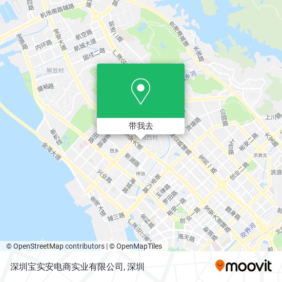 深圳宝实安电商实业有限公司地图
