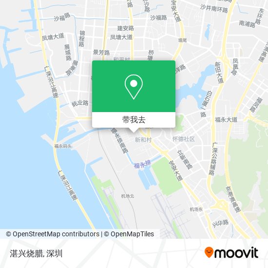 湛兴烧腊地图