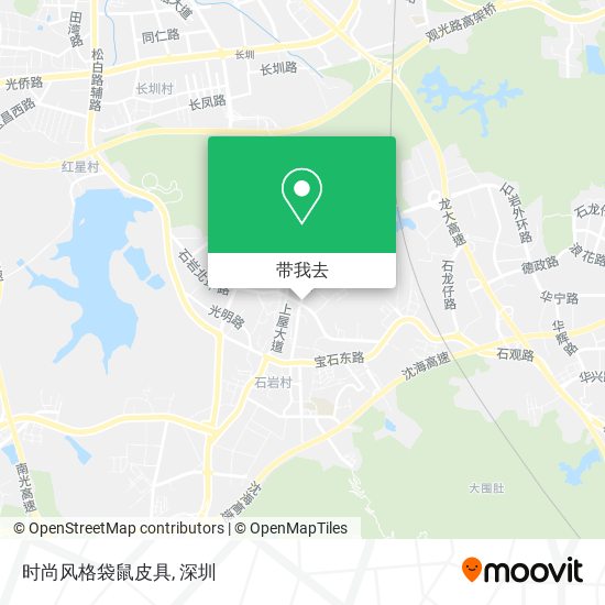 时尚风格袋鼠皮具地图