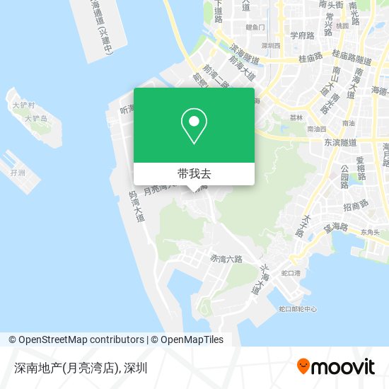 深南地产(月亮湾店)地图
