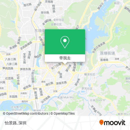 怡景路地图