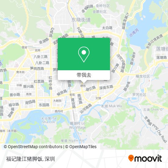 福记隆江猪脚饭地图