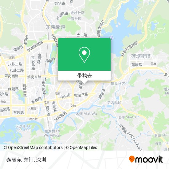 泰丽苑-东门地图