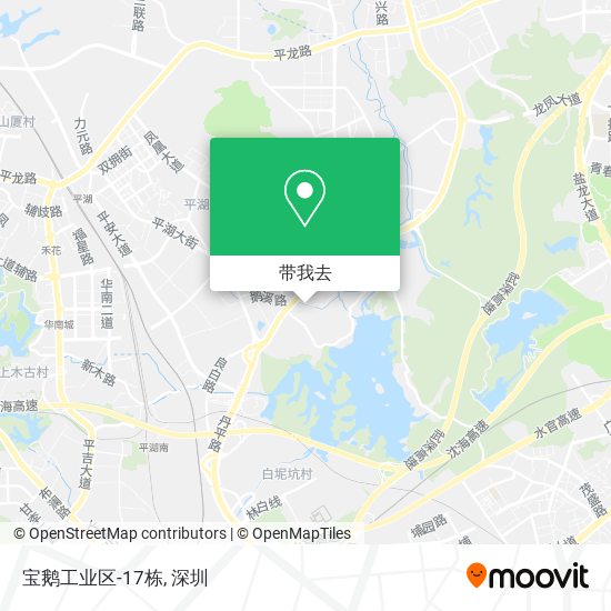 宝鹅工业区-17栋地图