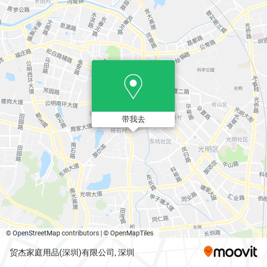 贸杰家庭用品(深圳)有限公司地图