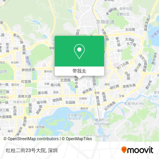 红桂二街23号大院地图